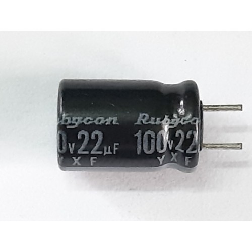 22UF 100V YXF RUBYCON CAPACITOR INDIA